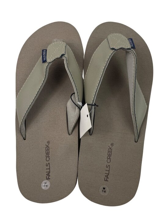 Falls Creek Other - Falls Creek Mens Size Medium (7-8) Taupe Flip Flops Sandals